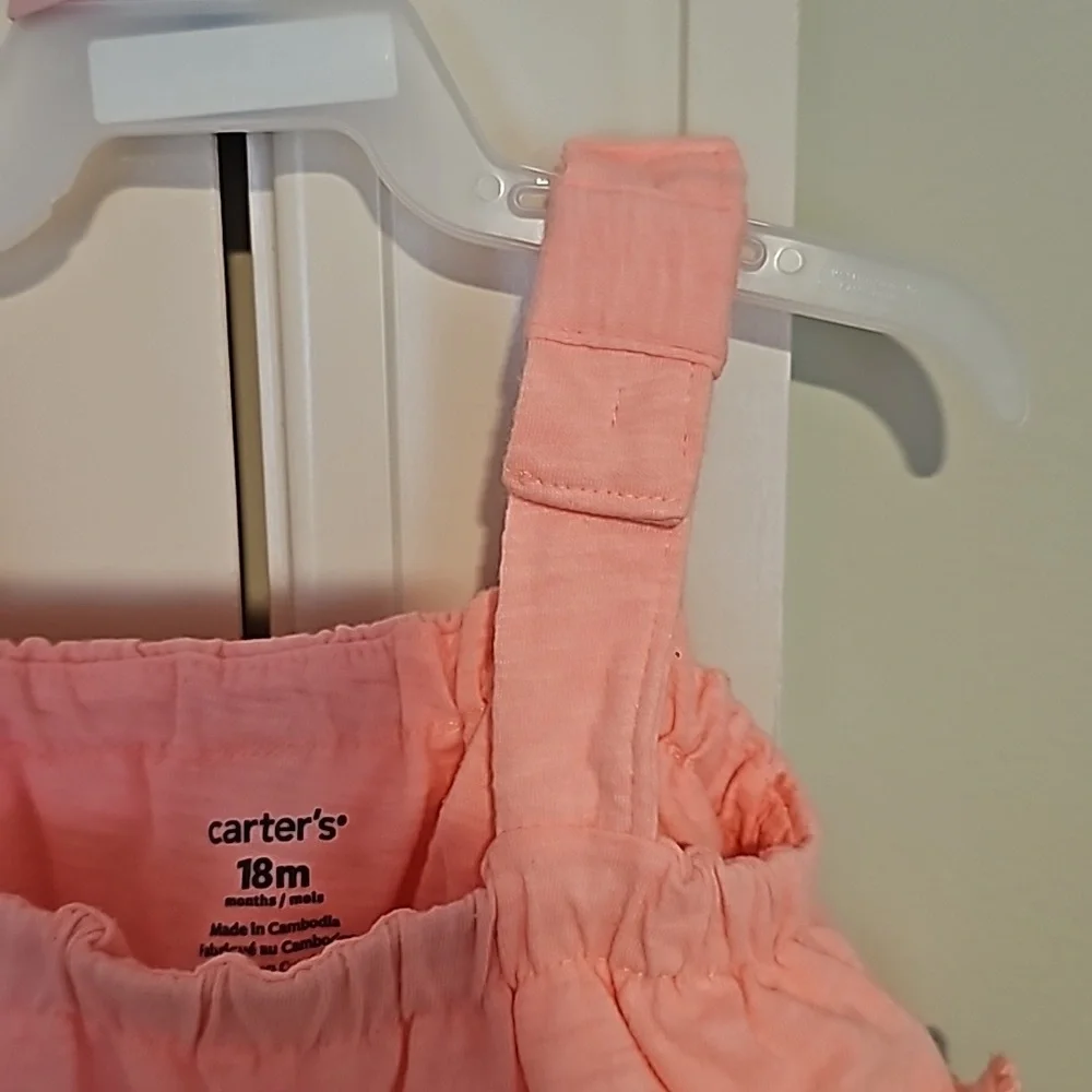 18m coral pink bright tank top *